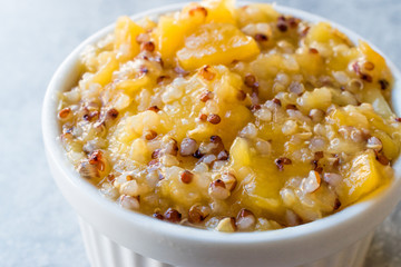 Acai Bowl / Quinoa with Tropical Fruits Mango, Papaya and Pineapple