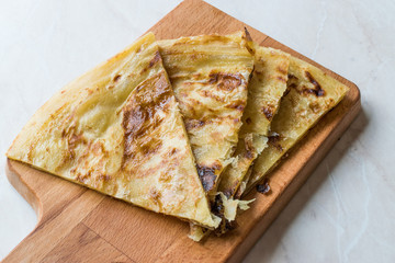 Circassian, Cherkes or Cerkes Borek with Potato called Velibah Katmer