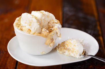 Single Serving of Banana Pudding