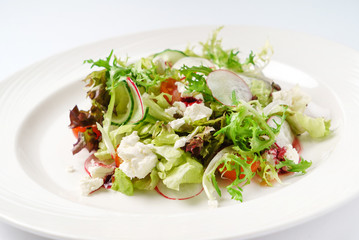 fresh spring salad