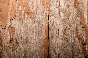 Old, grunge wood panels used as background. Brown wood texture. Abstract background, empty template, Rustic weathered barn wood background.