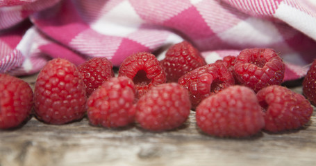 framboises en cuisine 