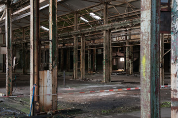Fototapeta na wymiar Metallfabrik vor dem Abriss, Lostplace