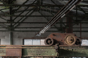 Fototapeta na wymiar Metallfabrik vor dem Abriss, Lostplace