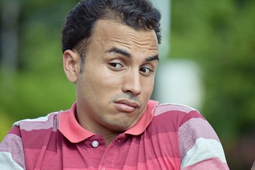 Confused Minority Male