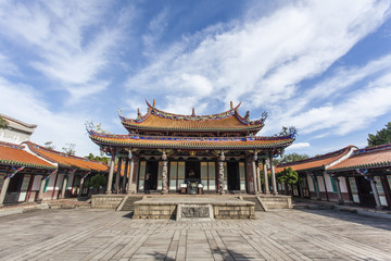 Obraz premium Courtyard of the Temple of Confucius in Taipei, Taiwan (Asia)