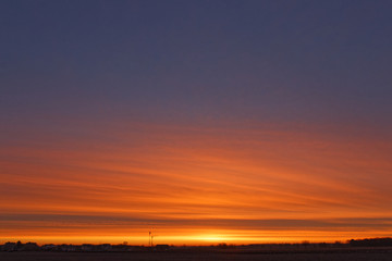 Obraz premium Kurz vor Sonnenaufgang