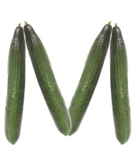 Letters with food