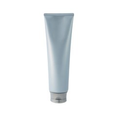 light blue cosmetic tube