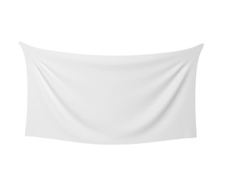 Blank cloth banner