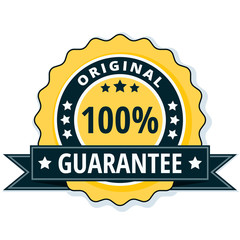 100% Original Guarantee label illustration