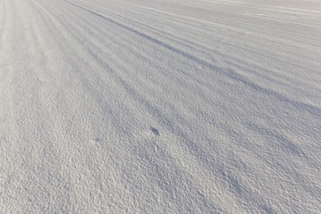 Snow drifts