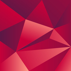 Fototapeta na wymiar Abstract geometric red vector background