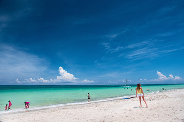 Beautiful tropical beach vacation.