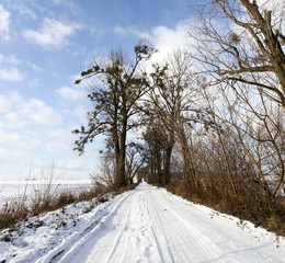 road in winter