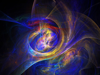 Abstract fractal background
