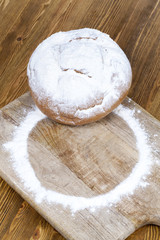 cutting wooden board