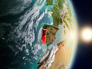 Portugal during sunrise