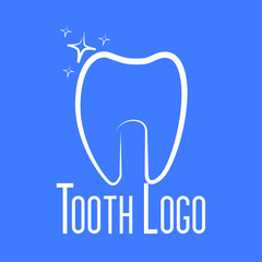 tooth logo design for dental or toothpaste product