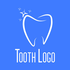 tooth logo design for dental or toothpaste product