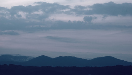 Sunrise in the morning / The Sun is the star at the center of the Solar System.