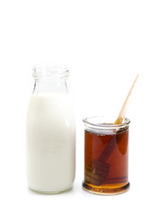 The land of Israel was flowing with milk and honey.  It was God's way of communicating the prosperity of the land.