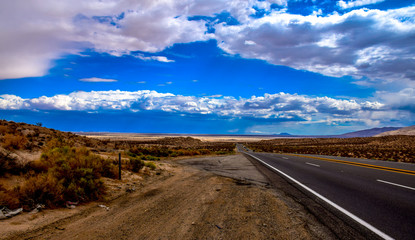road, sky, landscape, highway, nature, clouds, travel, desert, mountain, blue, cloud, asphalt, iceland, way, summer, trip, horizon, sand, hill, route, mountains, journey, rock