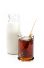 The land of Israel was flowing with milk and honey.  It was God's way of communicating the prosperity of the land.