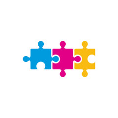 Puzzle Logo Icon Design