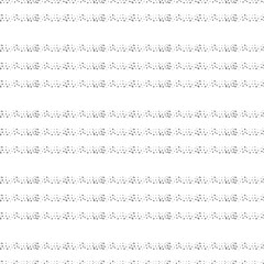 Hand Drawn Black and White Seamless Grunge Dust Messy Pattern With Ink Doodles. Circles, Spots and Dots Endless Textures