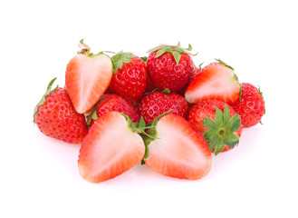 Strawberry isolated on white background