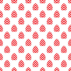 pattern with Easter eggs color. celebration. vector