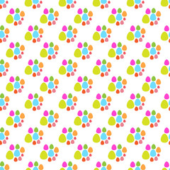 pattern with Easter eggs color. celebration. vector