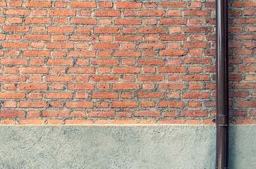 Brick Wall with Pipe