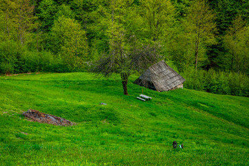 Small house on the Vranica