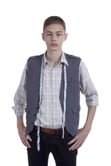 Fototapeta premium Young man tailor