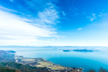 Fototapeta premium 琵琶湖 滋賀県 日本