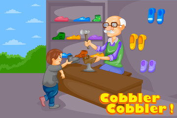 Kids English Nursery Rhymes book illustration