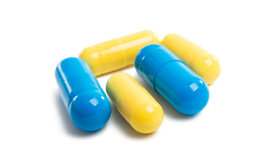 medical pills isolated