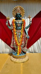 hindu god lord vishnu statue