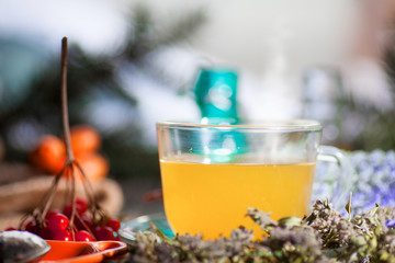 lavender and chamomile tea