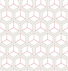 Vector seamless geometric pattern. Classic Chinese ancient fully editable ornament