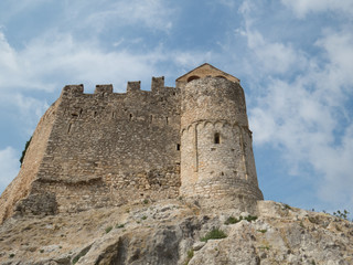 Fototapeta na wymiar Castle in Calafell, Spain