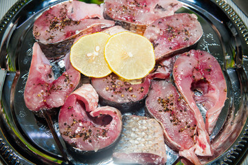 salmon fillet with lemon lime dill