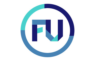 FU Global Blue Ribbon letter Logo