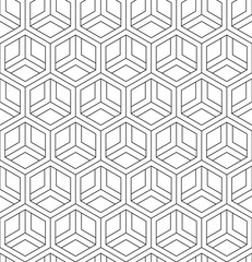 Vector seamless geometric pattern. Classic Chinese ancient fully editable ornament