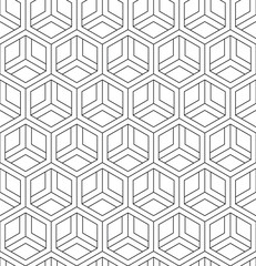 Vector seamless geometric pattern. Classic Chinese ancient fully editable ornament