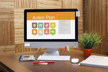 Action Plan text on screen