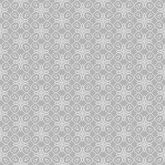 Seamless pattern in Asian style. Abstract texture on a grey background. Wallpaper pattern. Template for your desing, background, paper for wrapping, fabric. Vector image