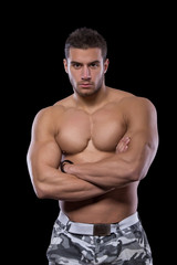 Fototapeta premium Muskularny mężczyzna